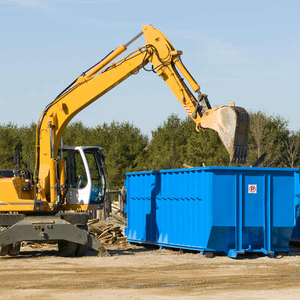 can i rent a residential dumpster for a construction project in New Haven WV